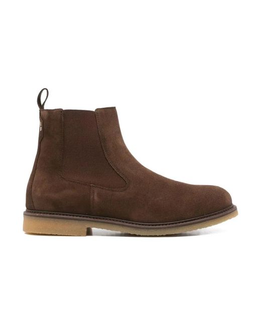 HUGO Brown Chelsea Boots for men