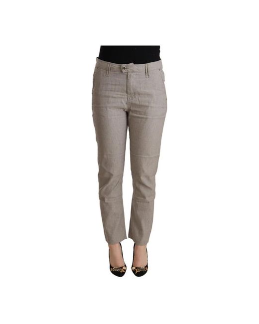 Slim-Fit Trousers di CYCLE in Gray