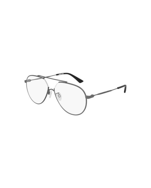 McQueen Optical Frame in het Metallic voor heren