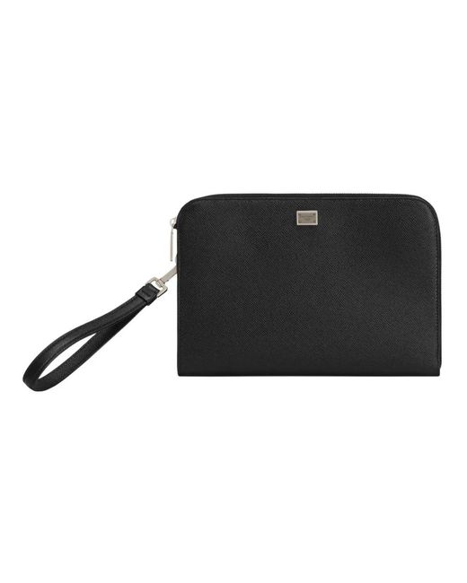 Clutches di Dolce & Gabbana in Black da Uomo