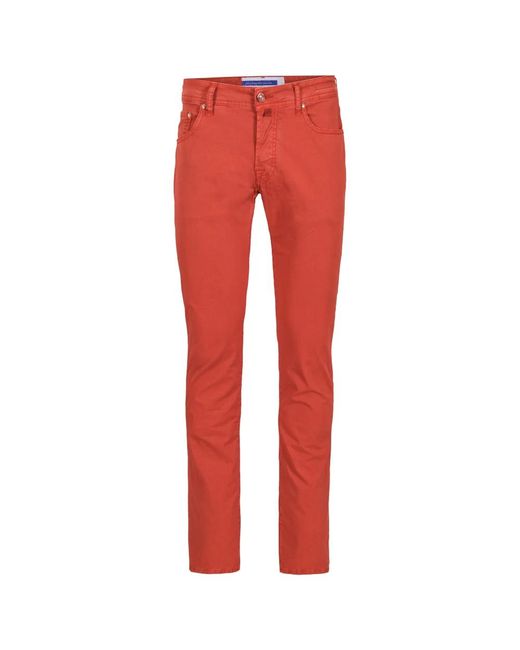 Trousers > slim-fit trousers Jacob Cohen pour homme en coloris Red