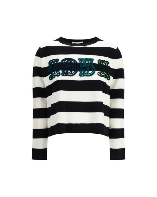 Max Mara Black Round-Neck Knitwear