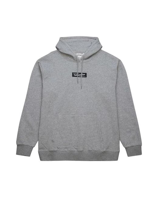 Mitchell & Ness Klassieke Hoodie Grijs Heather Box Logo in het Gray voor heren