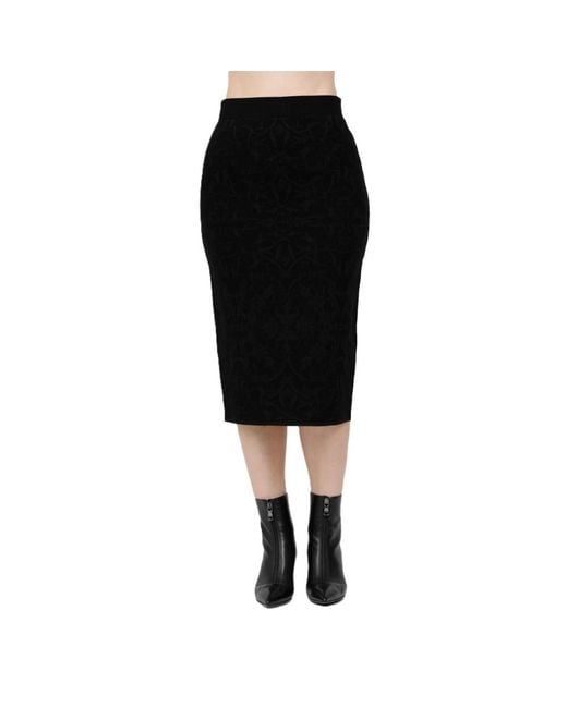 Max Mara Black Pencil Skirts