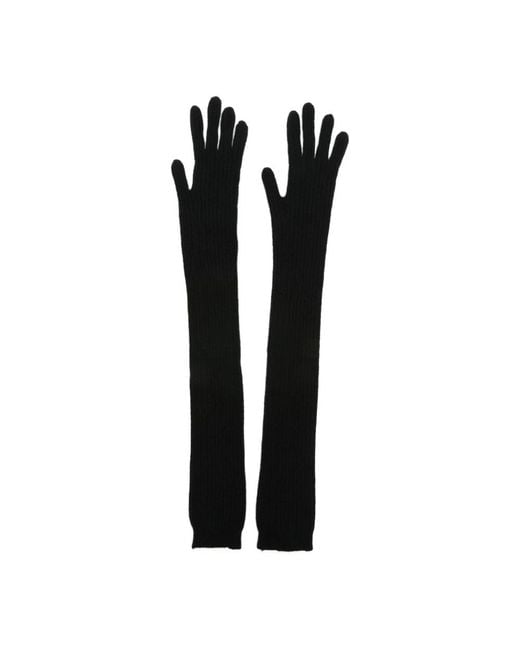 Alberta Ferretti Black Gloves