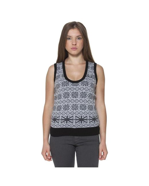 Sleeveless Tops Fred Perry de color Gray