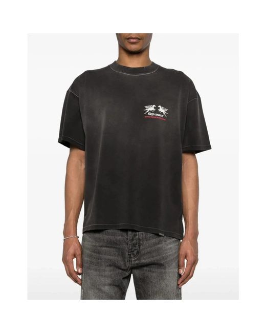 Represent Black T-Shirts for men