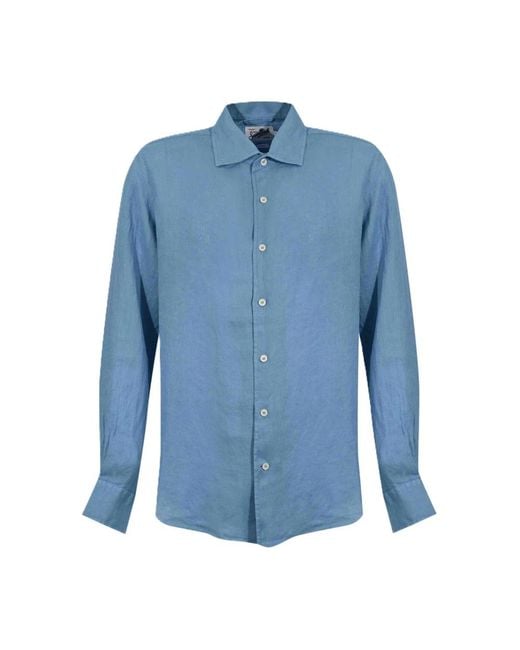 Mc2 Saint Barth Blue Casual Shirts for men