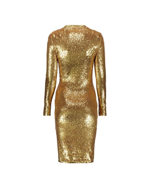 Burberry Metallic Short Dresses