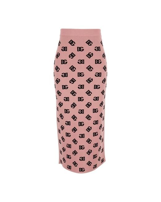 Dolce & Gabbana Pencil Skirts in het Pink