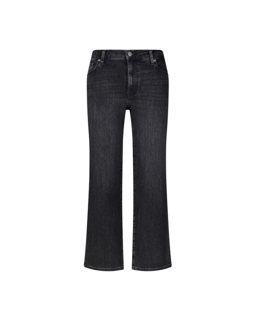FRAME Blue Cropped Jeans
