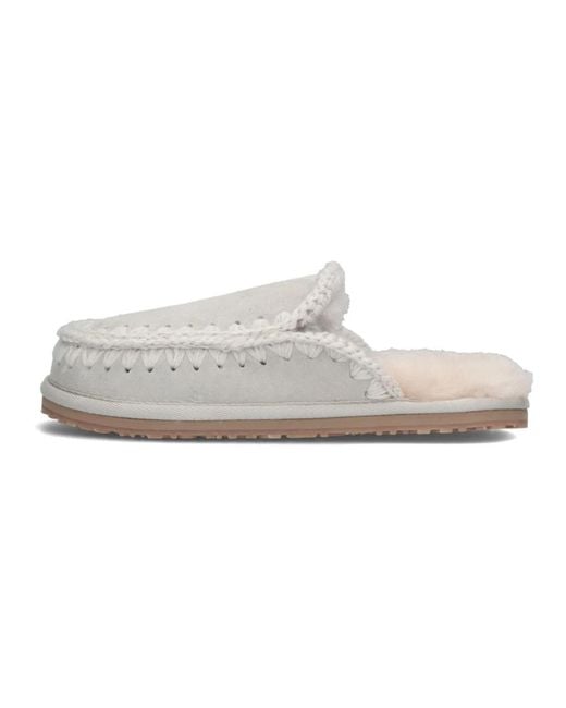 Slippers Mou en coloris White