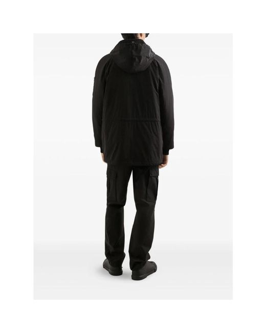 Dolce & Gabbana Black Parkas for men