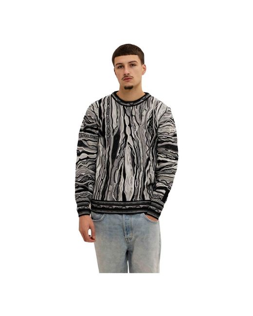 carlo colucci Black Round-Neck Knitwear for men