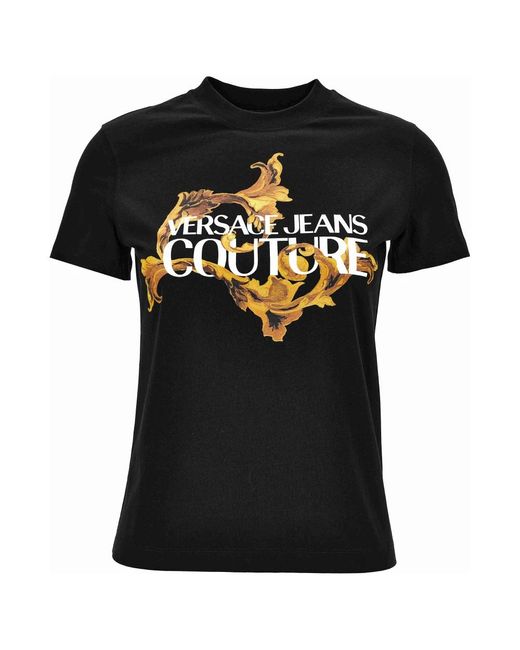 Versace Tops ,Zwart ,T-Shirts En Polos in het Black