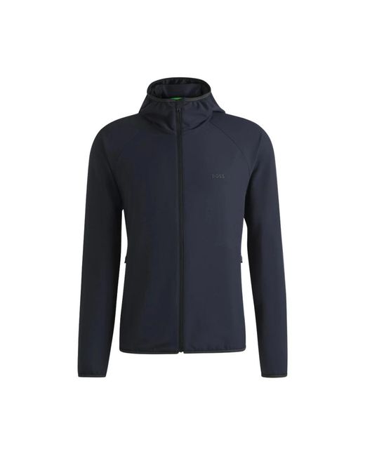 Boss Commuter Hoodie in het Blue voor heren