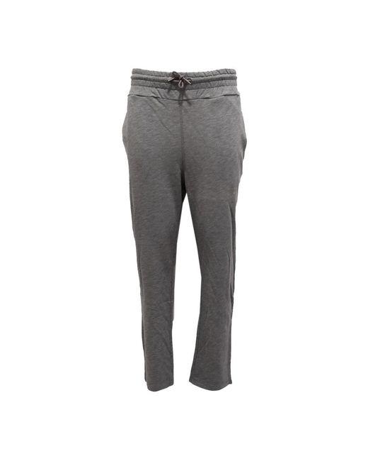 Woolrich Broeken ,Grijs ,Katoen Lichtgrijze Katoenen Trainingsbroeken Model Wwpan 1204 in het Gray