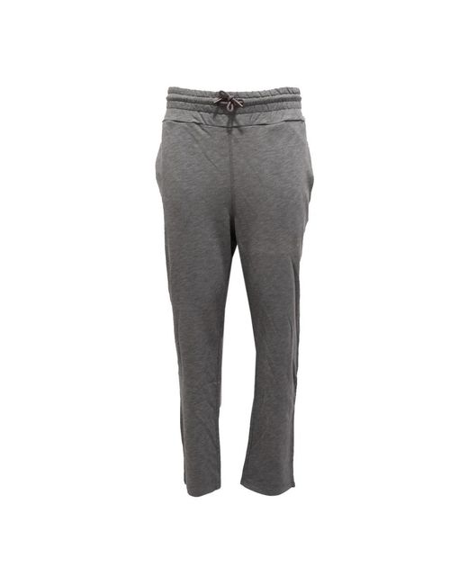 Woolrich Broeken ,Grijs ,Katoen Lichtgrijze Katoenen Trainingsbroeken Model Wwpan 1204 in het Gray