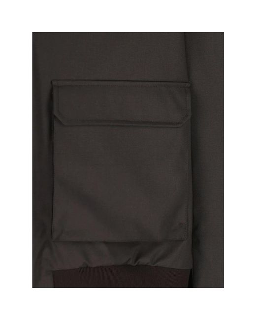 Herno Bomberjacke Mit Taschen in Black für Herren