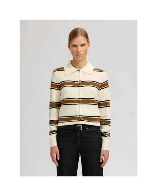 Cardigans SELECTED en coloris Natural