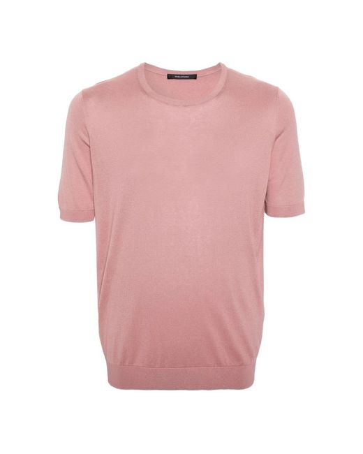 Tagliatore Pink T-Shirts for men