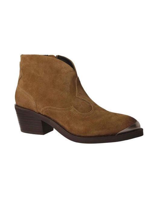 Heeled Boots Bruno Premi de color Brown