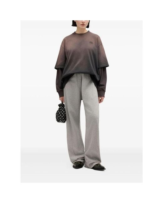 Ganni Purple Sweatshirts