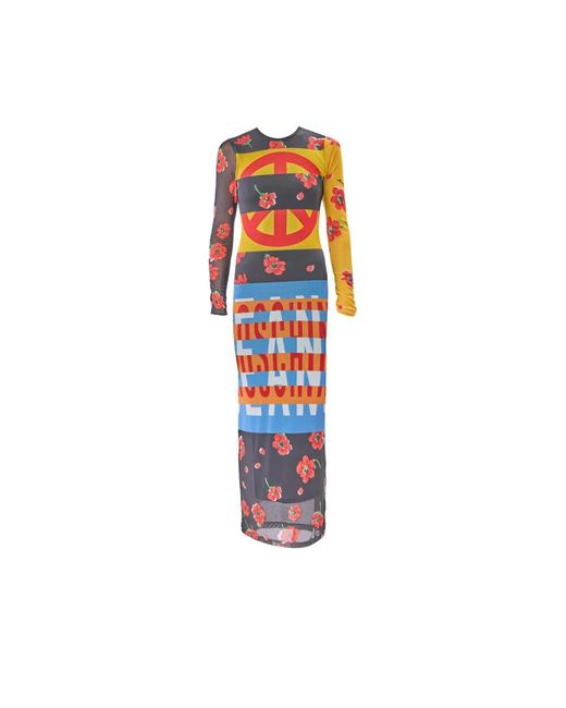Moschino Blue Maxi Dresses