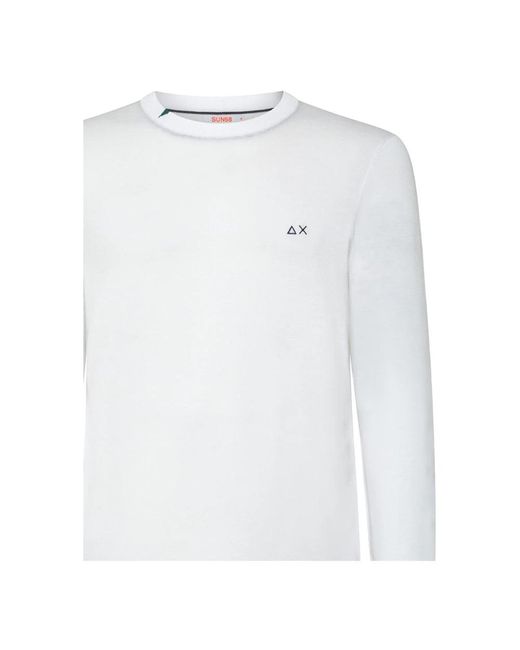 Sun 68 White Sweatshirts for men