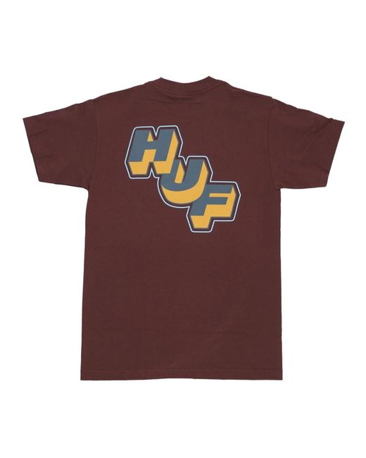 Huf T-Shirts in het Brown voor heren