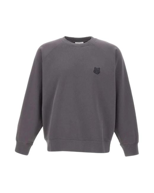Maison Kitsuné Gray Sweatshirts for men