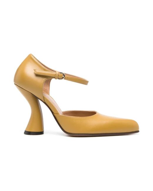 Dries Van Noten Metallic Pumps