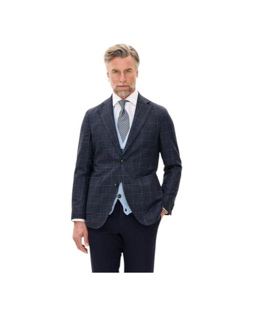 Oscar Jacobson Blue Blazers for men