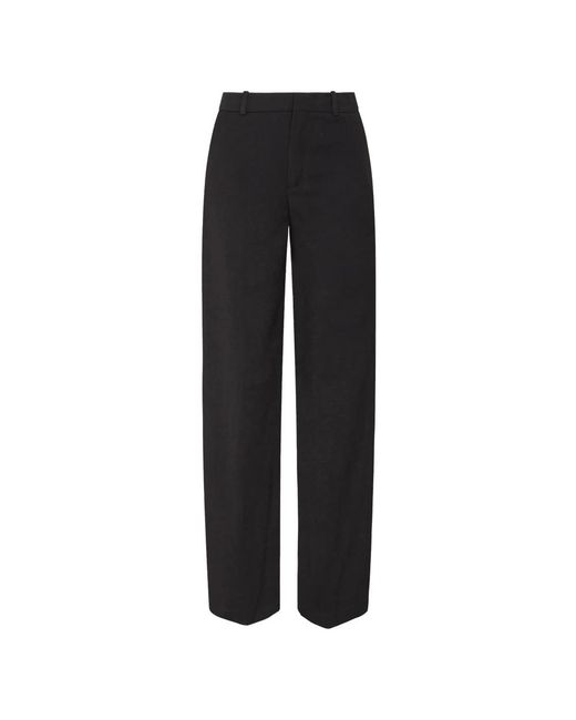 Drykorn Black Straight Trousers