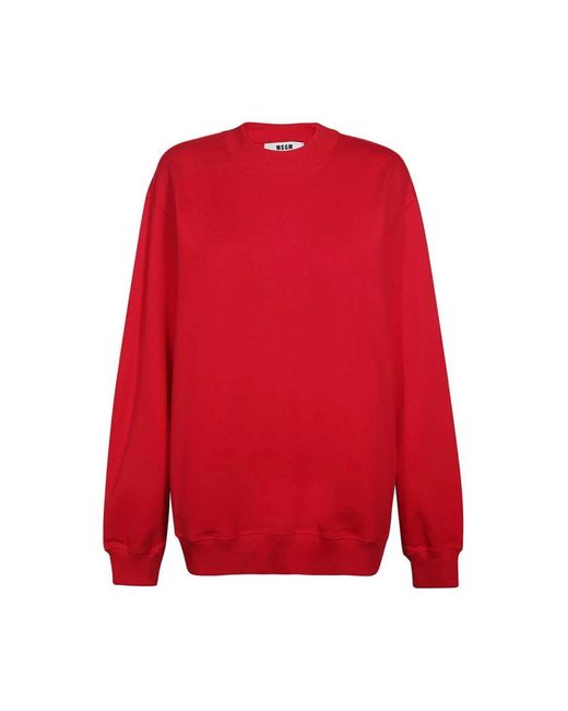 MSGM Red Sweatshirts