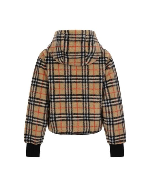 Burberry Black Faux Fur & Shearling Jackets