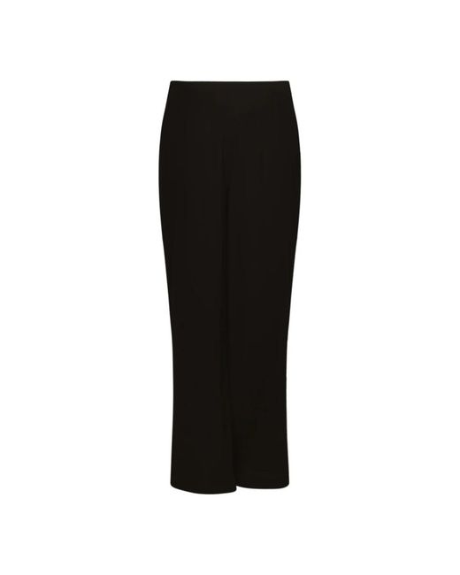 Giorgio Armani Black Wide Trousers