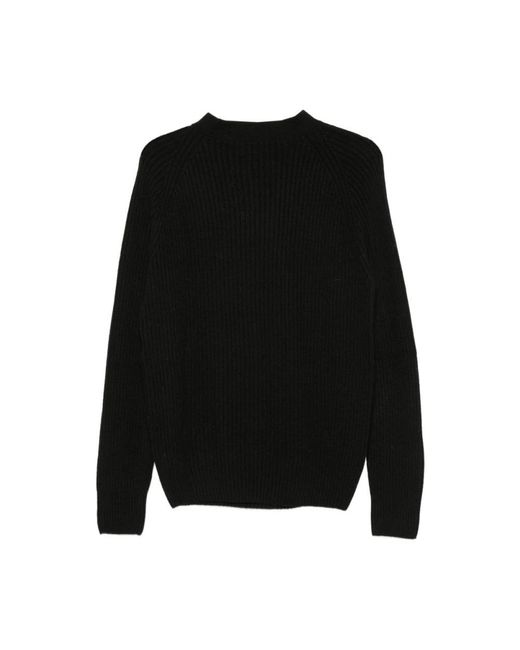 D.exterior Black Round-Neck Knitwear