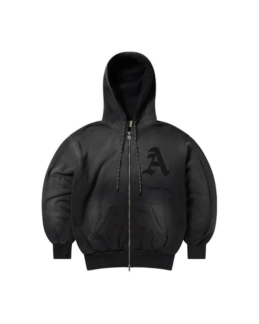 Aries Black Zip-Throughs for men