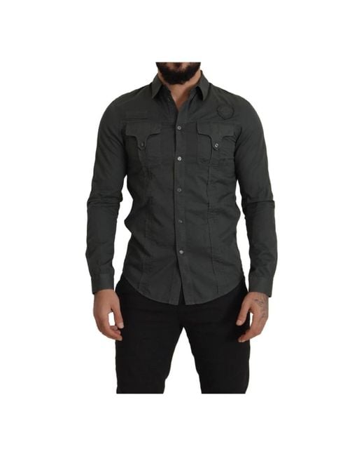 Gianfranco Ferré Black Casual Shirts for men