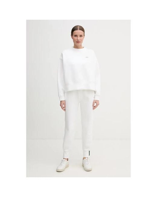 Sweatpants Lacoste de color White