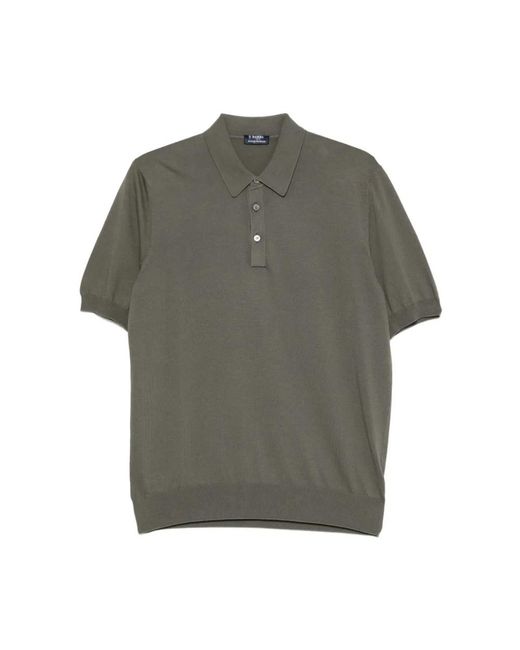 Barba Napoli Green Polo Shirts for men