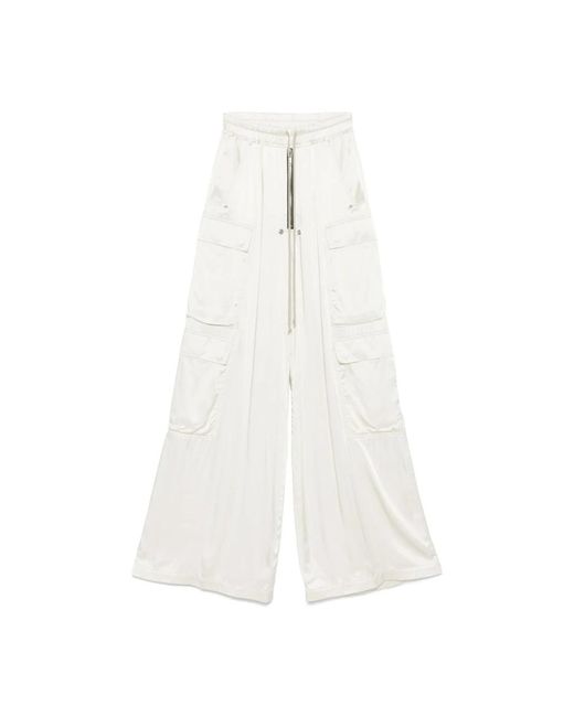 Rick Owens Cargo Broek in het White