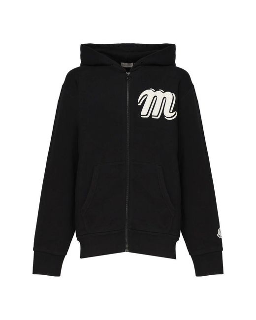 Moncler Black Zip-Throughs for men