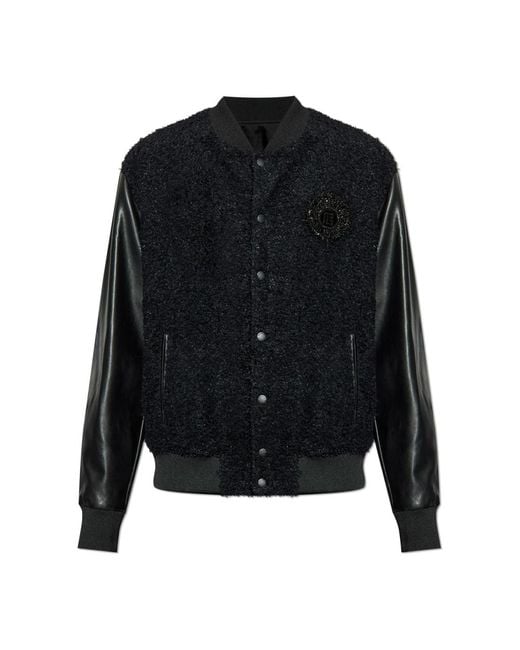 Balmain Black Bomber Jackets for men