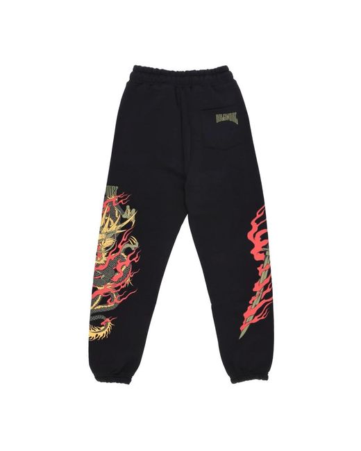 DOLLY NOIRE Black Sweatpants for men
