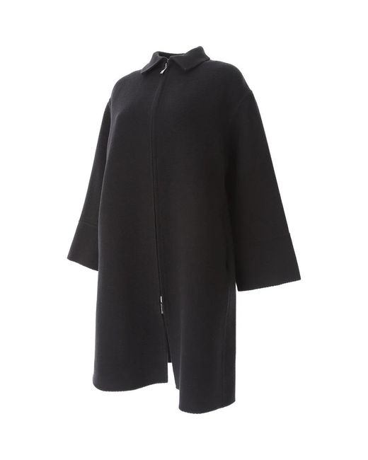 Emporio Armani Black Single-Breasted Coats