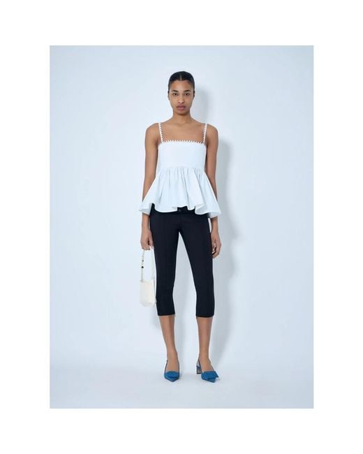 Jacquemus White Sleeveless Tops