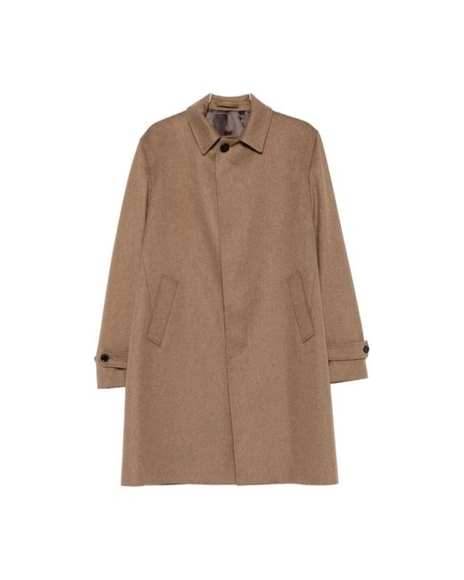 Lardini Bruine Wol Enkelrijige Jas Gemaakt in het Brown voor heren