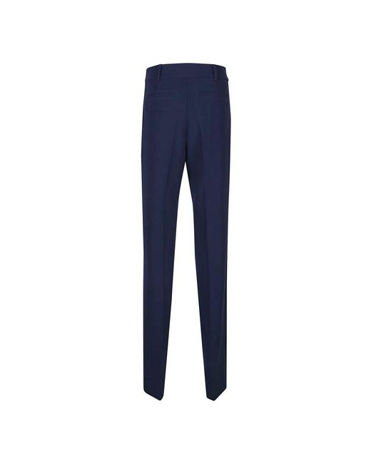 Slim-Fit Trousers Michael Kors de color Blue